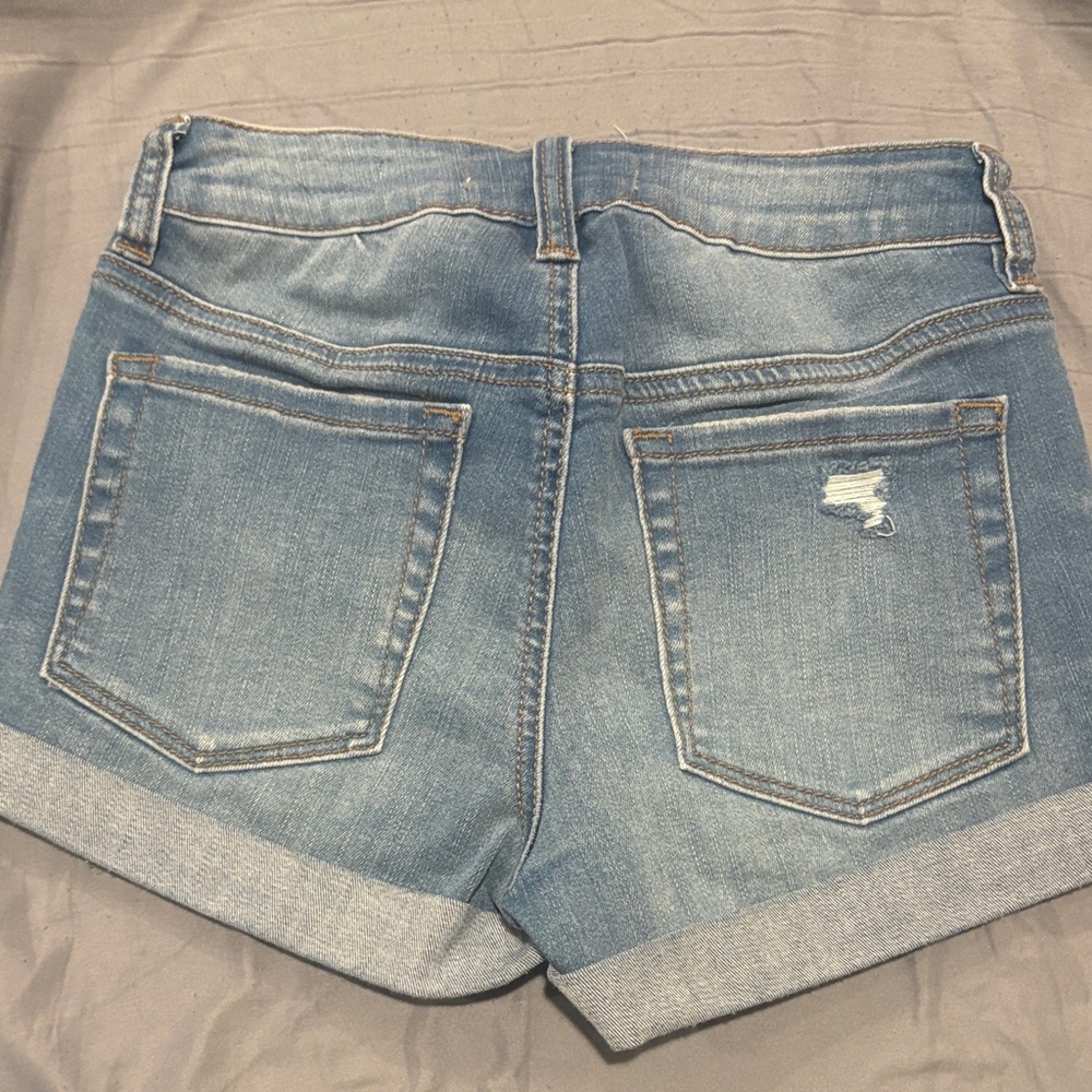 🔥2/$10 3/$12 PacSun Light Blue Jean Shorts - Picture 4 of 4